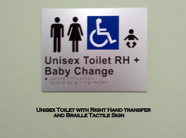 Unisex Toilet Sign